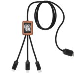 Long câble charge rapide bambou