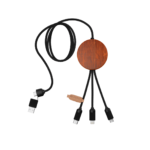 Câble 10W 5en1 bambou