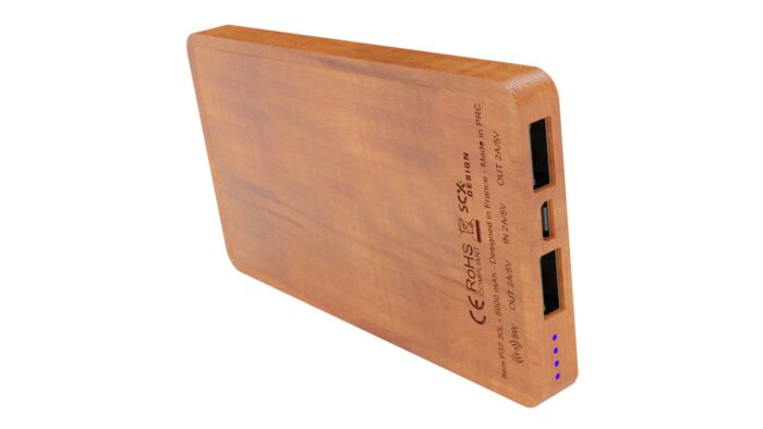 Batterie 5000 sans fil en bambou - Image 4